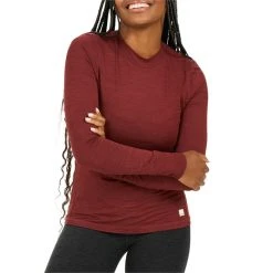 Vuori Long-Sleeve Lux Performance T-Shirt - Women's -Outlet Nidecker Store vuori long sleeve lux performance t shirt women s 3